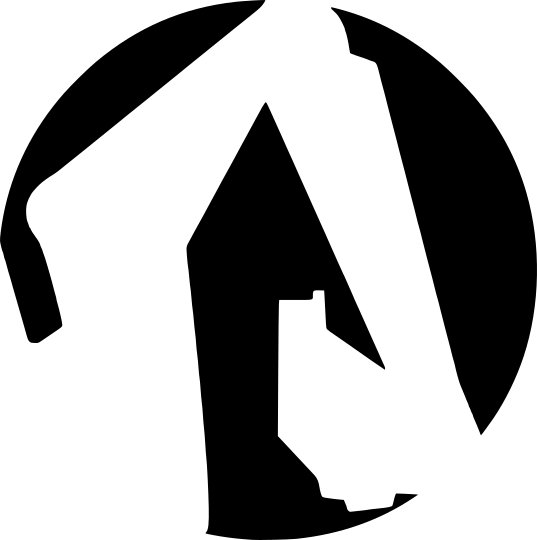 A tractor backhoe