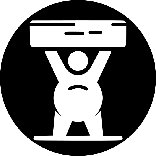 A tractor grapple attachment